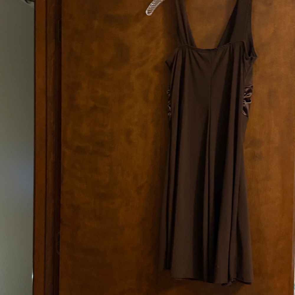 Chocolate brown formal dress - Picture 6 of 9